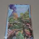 Tiamon 3 Pcs Dinosaur Tablecloth Dinosaur Party Table Covers Plastic Tablecloth for Kids Adults Birthday Party Picnic Supplies 54 x 108 Inch (Blue)