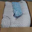 QUTOOL Cooling Pillow for Sleeping, CertiPUR-US Shredded Memory Foam King Pillows Set of 2, Cool Pillow for Hot Sleepers Adjustable Firm Pillow for Side, Back, Stomach Sleepers Soft Yet Support, White