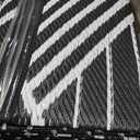 8x10ft Waterproof Outdoor Rug with LED Lights, Foldable Reversible Plastic Straw Mat for Patio RV Camping Picnic Balcony Beach Deck Indoor Outdoor Carpet, Black&White