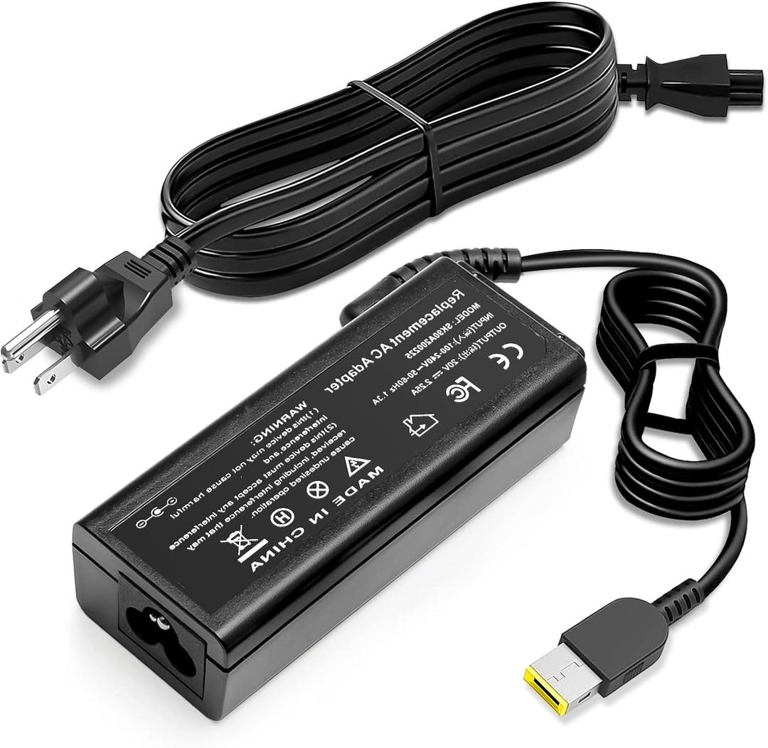 45W USB 20V 2.25A Charger Laptop for Lenovo ThinkPad X240 X260 T440S E540 E550 E560 W540 G50-30 G50-70 G505 Z50-70 IdeaPad Yoga 11S T470 T440S T470S ThinkPad Helix 11.6 i5-3337U i5-3427U i7-3667U