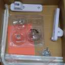 CHEERPALS Cat Window Perch for Indoor Cats Hammock for Window with Reversible Cushion, Foldable Cat Window Bed for Large Cats and Kittens(White,Large)