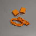 iPhone 17 16 15 Pro Max Charger Fast Charging 2 Pack 40W USB C Super Fast Charger Block with 6/10FT Long USB C Charging Cable Cord for iPhone 17 16 15 Pro Max/16 15 Pro/16 15,iPad Pro/Air, MacBook (Orange)