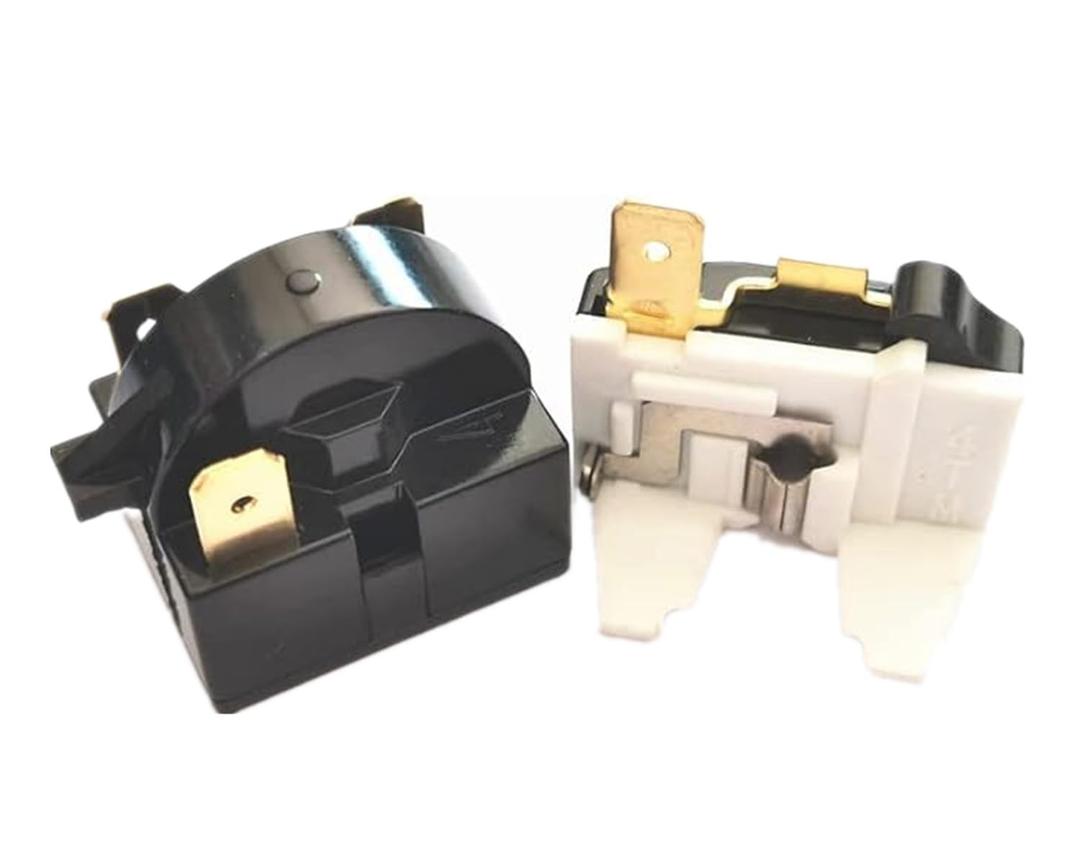 Compressor 4.7 Ohm 3-Pin PTC Starter/Start Relay and Overload Kit Compatible with Mini Fridges, Compact Refrigerators, Beverage & Wine/Beer Coolers, Deep Freezers, Beer/Wine Refrigerators