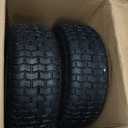 13x5.00-6 Rubber Lawn Mower Tire and Wheel, 2 Pcs Replacement 13x5-6nhs Riding Mowers Lawn Pneumatic Tire with Bearing Bore 3/4" & 5/8", 3" -4.5" Centered Hub