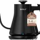 Gooseneck Electric Kettle 0.8L - Matte Black Tea Kettle with Auto Shut Off, Boil-Dry Protection & BPA-Free, Precision Electric Water Kettle for Pour Over Coffee