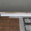 Fluted Shoe Cabinet Storage for Entryway  Narrow Shoe Rack with 2 Flip Drawers & 2 Storage Drawers, Freestanding Hidden Shoe Organizer for Foyer, Hallway (Walnut)