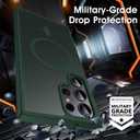 Oterkin Magnetic Samsung Galaxy S26 Ultra Case, Dark Green | Matte, Compatible with MagSafe, Frosted Translucent, Shockproof Anti-Scratch Slim Fit, Military Grade Protection