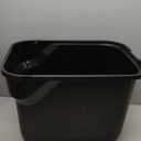 IRIS USA Cat Litter Box, Top Entry with Scoop, Large Cat Enclosure, Kitty Box, with Litter Catching Lid, Black/Gray