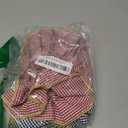 2-Piece Lattice Ruffles Large Scrunchies for Women Girls, Cute Big Hair Ties No Damage Hair Accessories, Elastic Hair Bands for Hair Bun Ponytail (Black & Red)