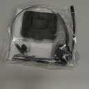 HUAKUA Bluetooth Wireless Headset with Microphone (Noise Cancelling), Single Ear Trucker Headset with Mute Function Clear Sound for Cell Phones PC Laptop Home Office