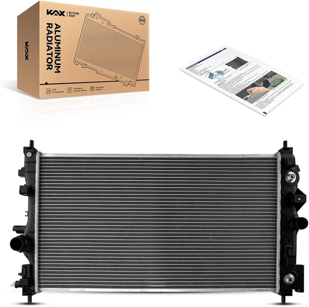 KAX CU13199 Engine Cooling Radiator, Compatible with 2011-2013 Cruze 1.8L
