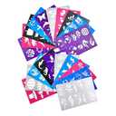 200 Pieces Face Painting Stencils for Reusable Face & Body Paint Stencils Kit,Tattoo Stencils,Suitable Birthday Halloween Christmas