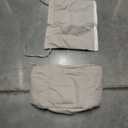 Fornel High Chair Cushion, Wooden Chair Seat Cover with Back Rest, Washable Cotton, Adjustable (Grey)