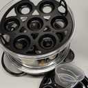 Hamilton Beach 3-in-1 Electric Egg Cooker for Hard Boiled Eggs, Poacher, Omelet Maker & Vegetable Steamer, Holds 14, Black (25508)