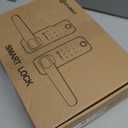 Smart Door Lock, OLUMAT Keyless Entry Door Lock Fingerprint Door Lock with Keypad Digital Lock with Handle for Home, Rental, Garage, Office and Hotel