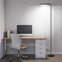 Floor Lamps for Living Room, 36W/2600LM Super Bright LED Floor Lamp with Remote and Touch Control, Stepless Dimmable 69" Tall Standing Lamp with 350 Rotating Head for Bedroom Office