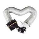 3D Printer Enclosure Ventilation Kit with 180CFM 4" Exhaust Fan  Fume Extractor with Sealed Port & Backdraft Valve, Wall/Window Mountable for Non-Ventilated Enclosures