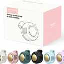 Portable Clip-On Fan, Mini USB Rechargeable 360 Rotatable Fan, 3-Speed Silent Mini Bladeless Fans (Blind Color)