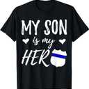 My Son is my Hero T-Shirt - Police Officer Son Shirt T-Shirt S