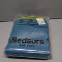 Bedsure 100% Cotton Muslin Throw Blanket Large 50x70 Inches - 4-Layer Breathable and Lightweight Thin Soft Summer Gauze Muslin Blankets for Adults, Teal, Boho Cotton Throw for Couch