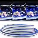 KaiDengZhe Upgrade Dynamic Flow Car Trunk Light Strips, Flexible Cutting Car LED Strip Lights for Trunk Waterproof Universal Auto LED Interior Light Strip for Automotive SUV Truck (Blue, 2 M / 79 in)