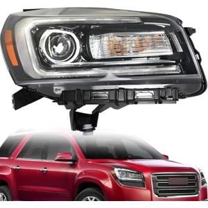 labwork Headlight Assembly Replacement for Acadia 2013-2016 Headlamp Halogen Passenger Side GM2503376, 23358995