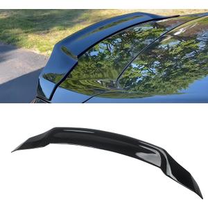 Rear Trunk Lip Spoiler R Style Highkick Wing Compatible with 10th Gen Honda Accord LX/EX/Hybrid Sport/Prime 2018 2019 2020 2021 2022 Sedan Accessories (Gloss Black)