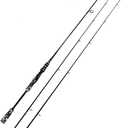 Entsport 2 Piece 7 Feet Spinning Rod 24 Ton Carbon Fiber Spincasting Fishing Rod with 2 Tips - Medium and Medium Heavy Portable Spin Bass Fishing Rod