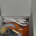 Jkanti Interactive Cat Toys for Indoor Cats, The 3rd Generation Agile Moving Cat Ball with Elastic Mesh Tail, Automatic Kitten Toys for Bored Indoor Cats, Motion Activated (Orange)