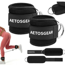 Ankle Straps For Cable Machines Women,Kickback Ankle Strap,Ankle Cuff Cable Attachment,Gym Glutes Workout Strap,Leg Extension Straps,One Size Fit All Premium Padded Cuffs Super Comfort Fitness