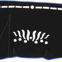 Dash Cover for Subaru Outback Non-Slip | Center Console Dash Cover Mat Black Blue 1 Pcs