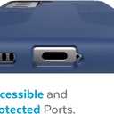 Speck Products Presidio2 Grip Samsung Galaxy S22 Case,Raised bezel, Coastal Blue/Black/Storm Blue