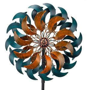 Stargarden Garden Wind Spinners, 13 W Kinetic Wind Sculptures & Spinners, 4 Layers Windmills Lawn Ornament Dcor