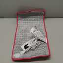 Deepsoon Heating Pad,Electric Heating Pads for Back,Neck,Abdomen,Moist Heating Pad for Shoulder,Knee,Arms,Legs,Dry/Moist Heat & Auto Shut Off,Christmas Gifts for Men and Women,Burgundy,24x12 Inch