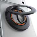 TORRAS 2025 Flagship Magnetic Phone Grip Ring Holder Kickstand [2-Sided Magnetic] [360 Rotation] Fit for MagSafe Accessories for iPhone 17 16 15 14 13 12 11 Samsung, Google, Black