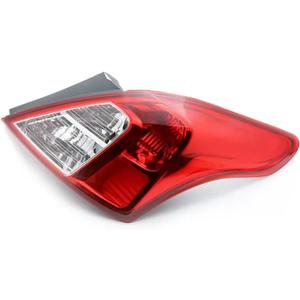 Tail Light Tail Lamp Taillight Rear Light Assembly Without Lamp Bulb Compatible with Nissan Sunny 2011-2017(Right Side)