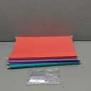 25 Blue Summit Supplies Legal Size Hanging File Folders - Assorted Gem Tone Colors (Turquoise, Teal, Coral, Purple, Magenta), Durable 11pt Paper, Plastic Tabs and Inserts Included