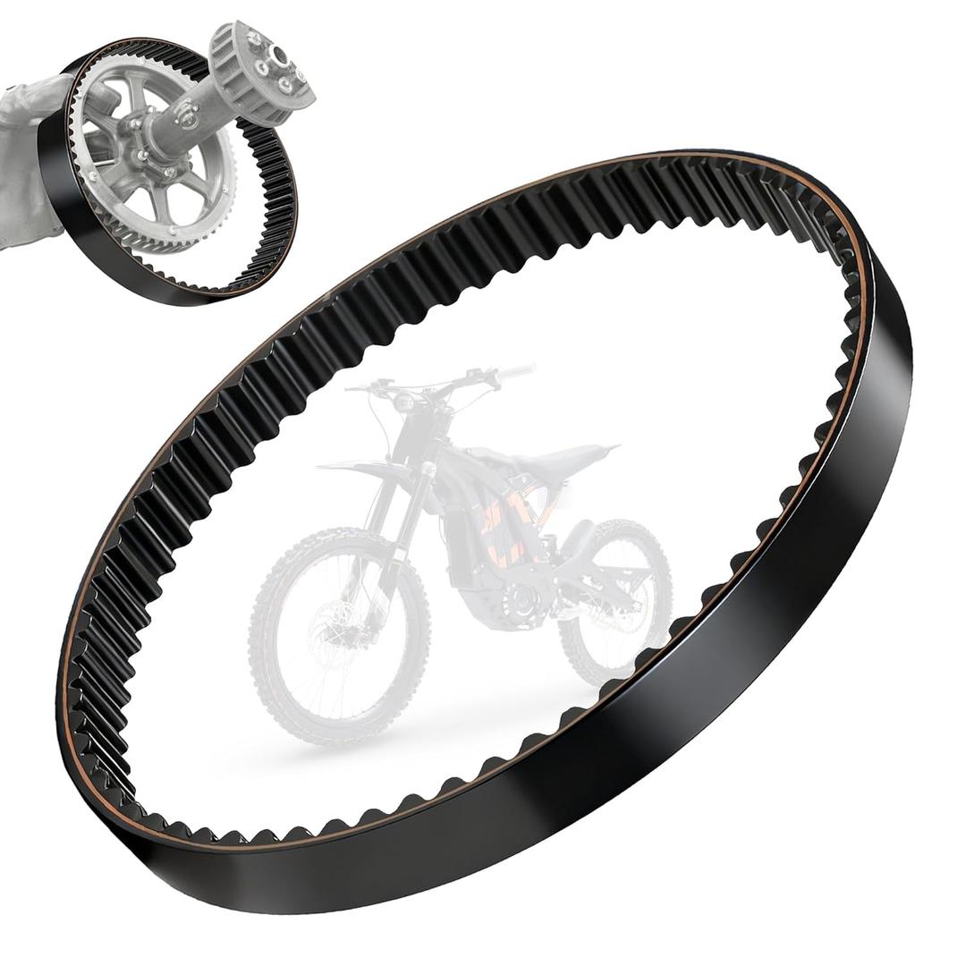 JFG RACING Dirt Bike Drive Belt, Motorcycle Drive Belt for Sur Ron/ Light Bee/ Surron/ X160/ X260