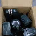 CreiYuan Rotating Christmas Tree Stand, Thickened ABS, Sturdy 5-Legged Design, Includes 3 Adapters & Sockets, Supports up to 7.8ft Rotating Tree Stand for Artificial Christmas Tree