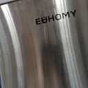 EUHOMY Nugget Ice Maker Countertop, Max 40lbs/Day, Auto-Cleaning, 2Qt Reservoir, Compact Sonic Ice Maker with 2.5lbs Basket and Scoop, Soft Chewable Nugget Ice for Home/Party/RV/Camping (Stainless)