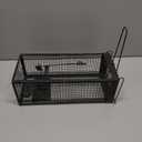 2 Pack Humane Rat Traps 12.5"x5.5"x4.5", Reusable Mouse Traps for Indoor/Outdoor Use, No-Kill Live Capture for Chipmunks, Squirrels, Rats, Mice