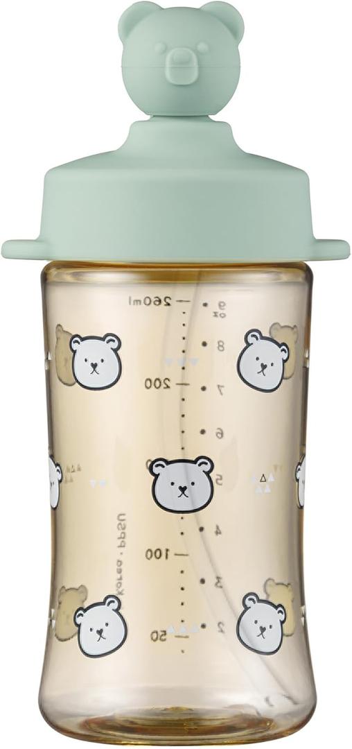 (Pack of 1) Premium Spill Proof Sippy Cup for Toddlers with Soft Straw, PPSU, BPA Free, 9 oz - Ideal for 1 Year and Older