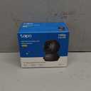 Tapo 1080P Indoor Pan/Tilt Wired Security Camera - Works as a Baby & Pet Monitor, Motion Detection, 2-Way Audio, Siren, Night Vision, Subscription-Free Local Storage or Optional Cloud, Black, C201