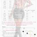 Women's Printed Mesh Long Sleeve Bodysuit, Sexy One Piece with Mock Neck Snap Crotch Leotard Top (Red, M)