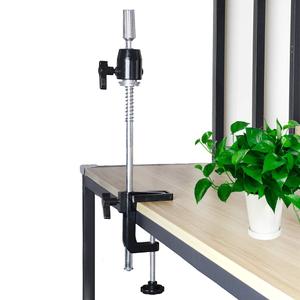 ZQIAN BEAUTY Scalable Wig Stand C Clamp Wig Head Stand Metal Mannequin Head Stand Holder Adjustable Height C-Clamp Table Stand Holder for Wig Doll Head