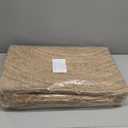 FRELISH DECOR Handwoven Jute Area Rug - 7 feet Round - Natural Yarn - Rustic Vintage Beige Braided Reversible Rug - Eco Friendly Rugs for Bedroom - Kitchen - Living Room - Farmhouse (7' Round)