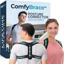 Posture Corrector-Back Brace for Men and Women- Fully Adjustable Straightener for Mid, Upper Spine Support- Neck, Shoulder, Clavicle and Back Pain Relief-Breathable, One Size