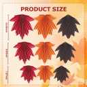 2 x Fall Party Decorations Maple Leaves Paper Fans, 9 PCS Hanging Paper Fans Classroom Decoration for Autumn Thanksgiving Birthday Baby Shower Rustic Wedding