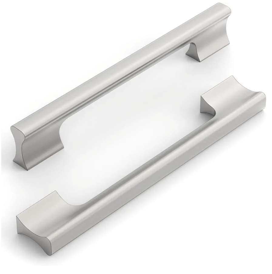 10 Pack 6.3 Inch(160mm) Kitchen Cabinet Handles Brushed Satin Nickel Cabinet Pulls Kitchen Cabinet Hardware Drawer Pulls for Cupboard Wardrobe