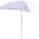 Taylor Made Anchorshade III Boat Shade, White, 6' x 6', Adjustable Aluminum Pole to 8 Feet, UV-Treated Fade-Resistant Nylon, Market-Style Top, Carrying Case, Fits Most Boats and Benches 22042